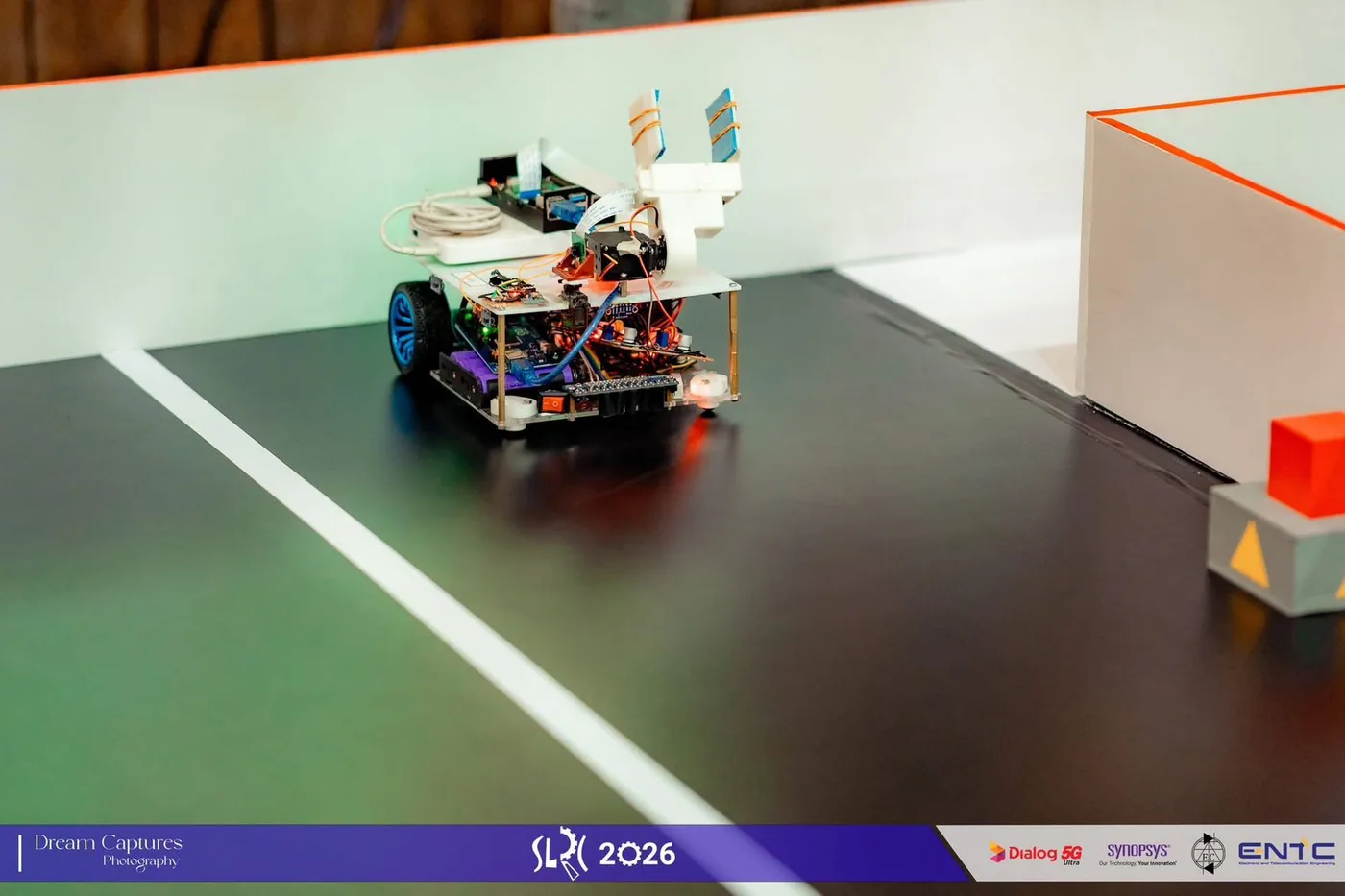 Ranger autonomous line-following robot built for SLRC 2026